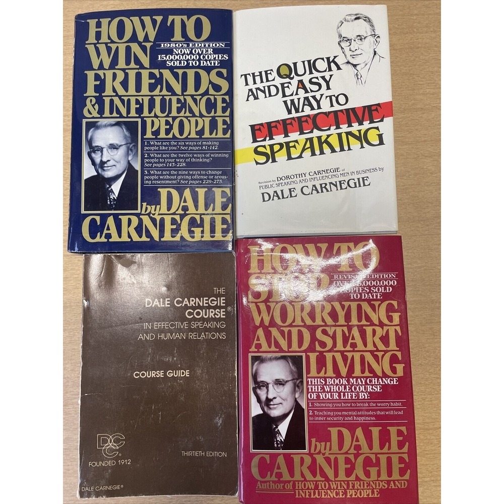 Dale Carnegie Lot Win Friends Effective Speaking Stop Worrying &‎ Course Guide